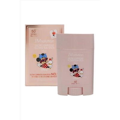 Jmsolution Солнцезащитный стик с экстрактом розы / Glow Luminous Flower Light Sun Stick SPF50+PA++++ Disney Minnie, 21 г KRISTALLER, 1109977