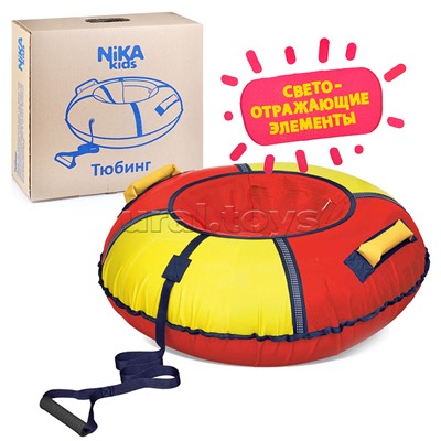 Тюбинг "Классический+" (красный-желтый) в коробке