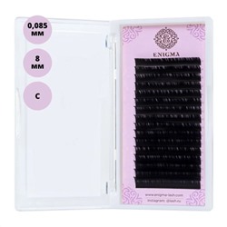 Enigma Ресницы на ленте 16 линий 8 мм, C, 0,085 мм, черный 17036