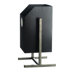 Урна уличная «Квадрат», 22 л, бак 0.5 мм, 50×31×31 см, чёрная