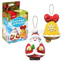 Роспись ёлочных игрушек "Дед Мороз и колокольчик" 3D Art.