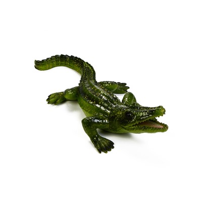 Садовая фигура из полистоуна «Крокодил», 35×15×7 см, Greengo