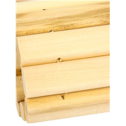 Сидушка для бани и сауны, 40×32 см, липа, «Добропаровъ»