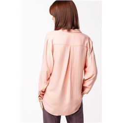 Блузка из вискозы в рубчик.