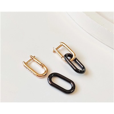 Серьги с керамикой