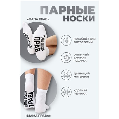 Носки мужские Папа прав