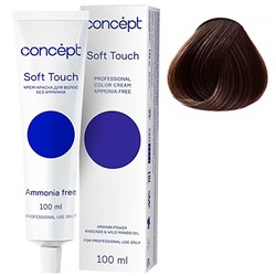CONCEPT Soft Touch Крем-краска для волос без аммиака 4.0 Шатен 100 мл