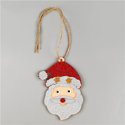 Новогоднее украшение «Дед мороз», на клеевой основе