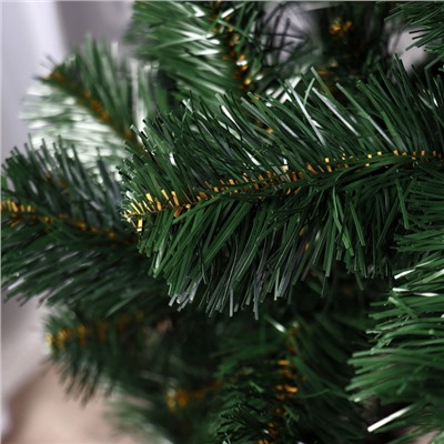 Искусственная ёлка «Канадская», 220 см, d нижнего яруса 115 см, 264 ПВХ веток отгибаются