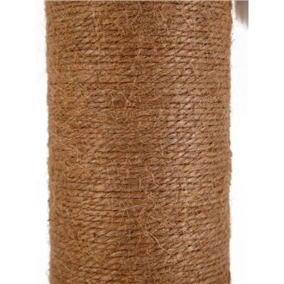 Когтеточка столбик с игрушкой "Шасси-2", 23 см × 23 см × 46 см
