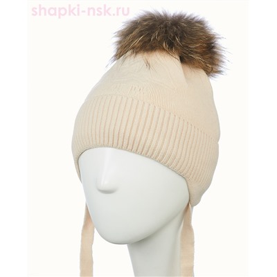 1206B1 Сани кошка Колпак для девочки (48-50)