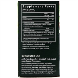 Gaia Herbs, Quick Defense, 40 веганских капсул Liquid Phyto-Caps