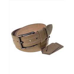 Ремень мужской из натуральной кожи, цвет бежевый