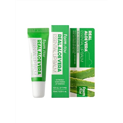 FARMSTAY - БАЛЬЗАМ ДЛЯ ГУБ С ЭКСТРАКТОМ АЛОЭ ALOE VERA ESSENTIAL LIP BALM, 10 ML
