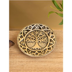 Подставка под благовония «Древо Жизни», 11 см, алюминий