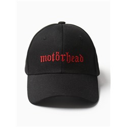 Кепка MINAKU Motorhead, чёрная, размер 56-58