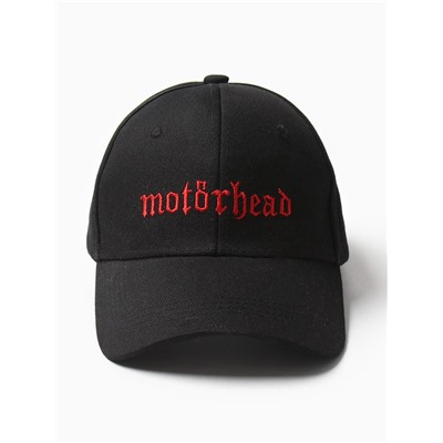 Кепка MINAKU Motorhead, чёрная, размер 56-58