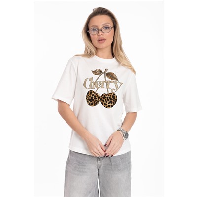 Футболка с принтом М326084Пм