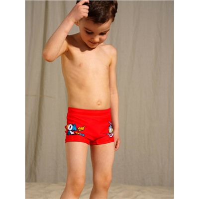 Плавки-шорты трикотажные для мальчиков «8»