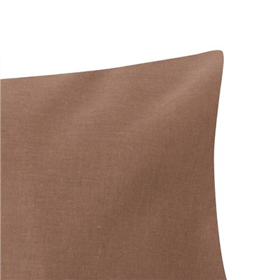 Комплект наволочек «Этель», 50×70 см, 2 шт., коричневый, поплин, хлопок 100%