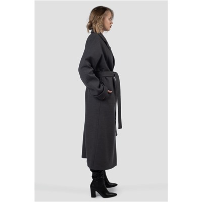 01-12215 Пальто женское демисезонное (пояс)