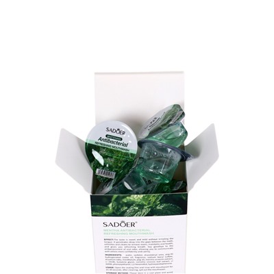 Ополаскиватель для полости рта антибактериальный SADOER, мята, 10 шт. по 13 мл