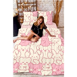 КПБ 1.5 перкаль Crazy Getup 70х70 рис. 16654-2/16400-4 Cuties sweet