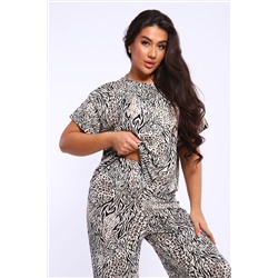 Костюм с брюками лео-зебра 2024-3 НАТАЛИ, 1065652