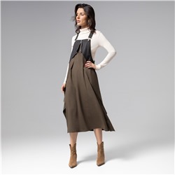 Сарафан из мягкой замши, Ушла красиво (dark green)