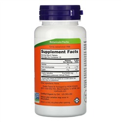 Now Foods, сертифицированная органическая спирулина,500 мг, 100 таблеток