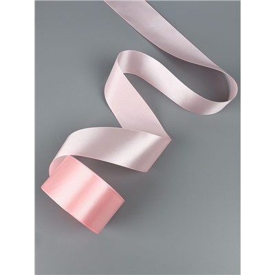 Лента атласная, 50 мм, 23±1 м, пастельно-розовая №43