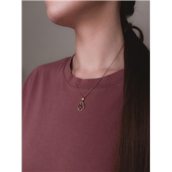 Подвеска из золочёного серебра с нат.аметистом и нат.гранатом - Скорпион 925 пробы П-2431зс40104