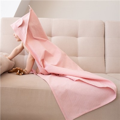 Уголок детский вафельный «Экономь и Я», 90×90 см, хлопок 100%, пудра