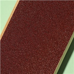 Пилка для пяток, с подвесом, наждачная, двусторонняя, 25 см, деревянная