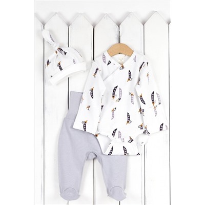 Комплект (Боди+Ползунки+Шапочка) BABY BOOM, 1029689