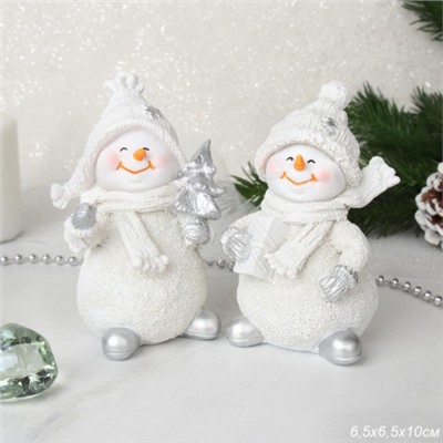 Фигурка Снеговик 10 см / S2220 /уп 2/240/Новый год