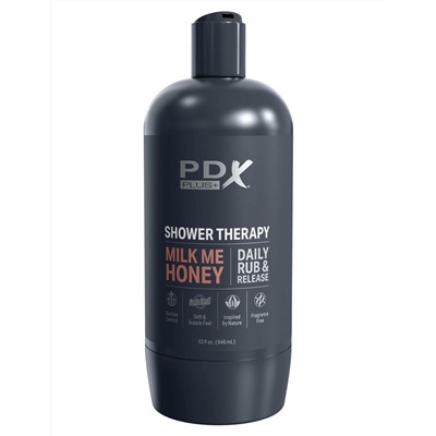 Мастурбатор-вагина цвета карамели Shower Therapy Milk Me Honey