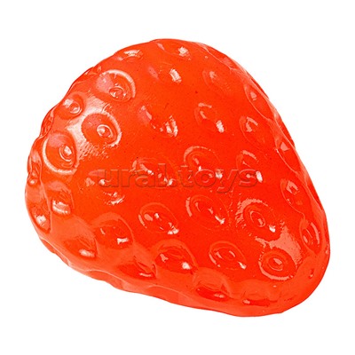 Игрушка-антистресс "Сквиши" Клубничка красный