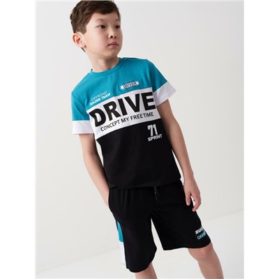 Комплект трикотажный для мальчиков: фуфайка (футболка), шорты