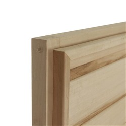 Дверь для бани и сауны «Эконом», 170×70 см, деревянная, усиленная, «Добропаровъ»