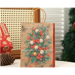 Набор крафт-пакетов новогодний 2 шт