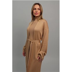 Женский вязаный комплект платье с кардиганом Happyfox