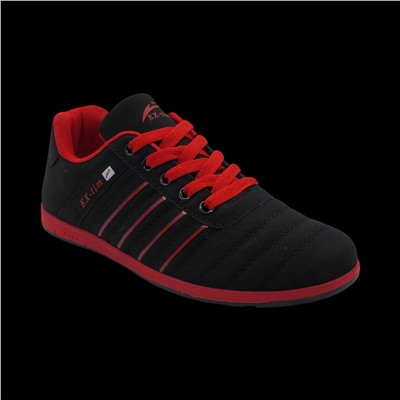 Кроссовки 5140-3 черно красные