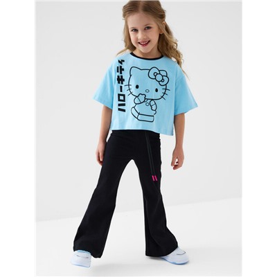 Фуфайка трикотажная для девочек (футболка)