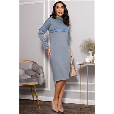 Платье трикотажное Нарина (серое) П14513-10М