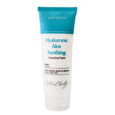 MEDIBEAU Пенка для умывания с экстрактом алоэ / Hyaluronic Aloe Soothing Cleasing Form, 200 мл