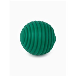 Игрушка пищащая «Мячик, горизонтальные полоски», 5.5 см темно-зеленая