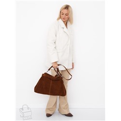 Сумка женская кожаная 6149Q brown Polina&Eiterou