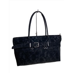 Женская сумка из искусственной кожи, цвет черный