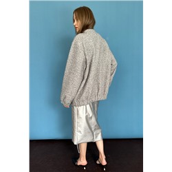 Жакет  LAMB078/03/Серый меланж